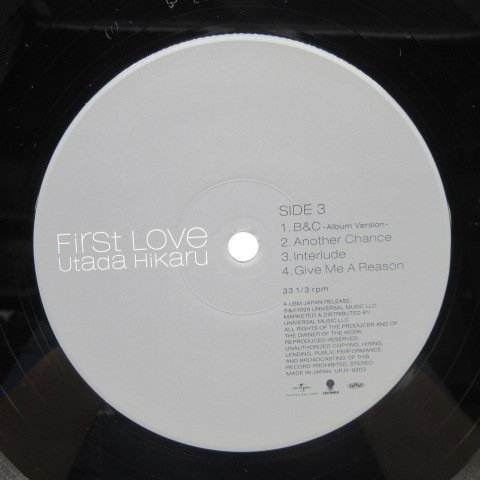 宇多田ヒカル「First Love」LP（12インチ）/USM Japan(UPJY-9202/3