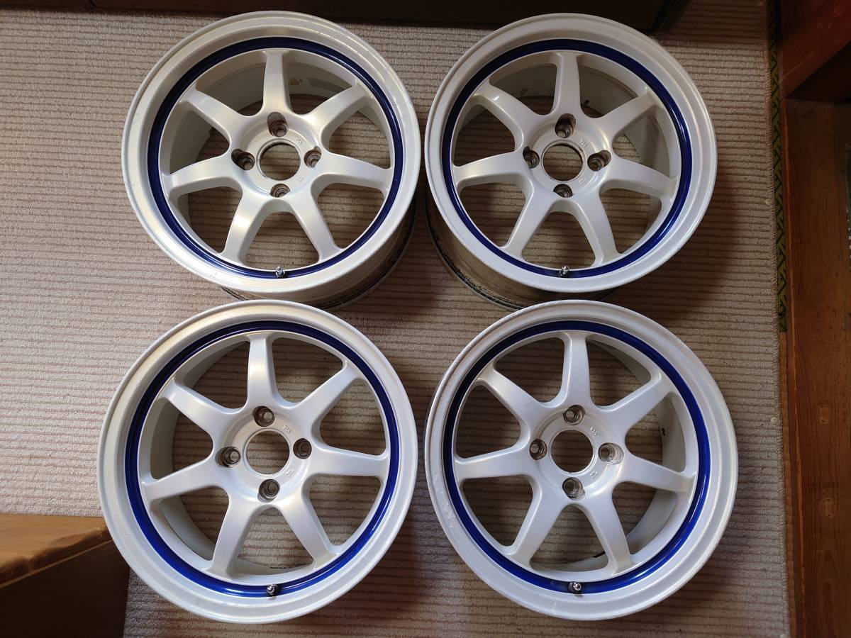 □送料込み♪Weds sport Racing SA-90 7J-15 +38 100-4H 4本セット 