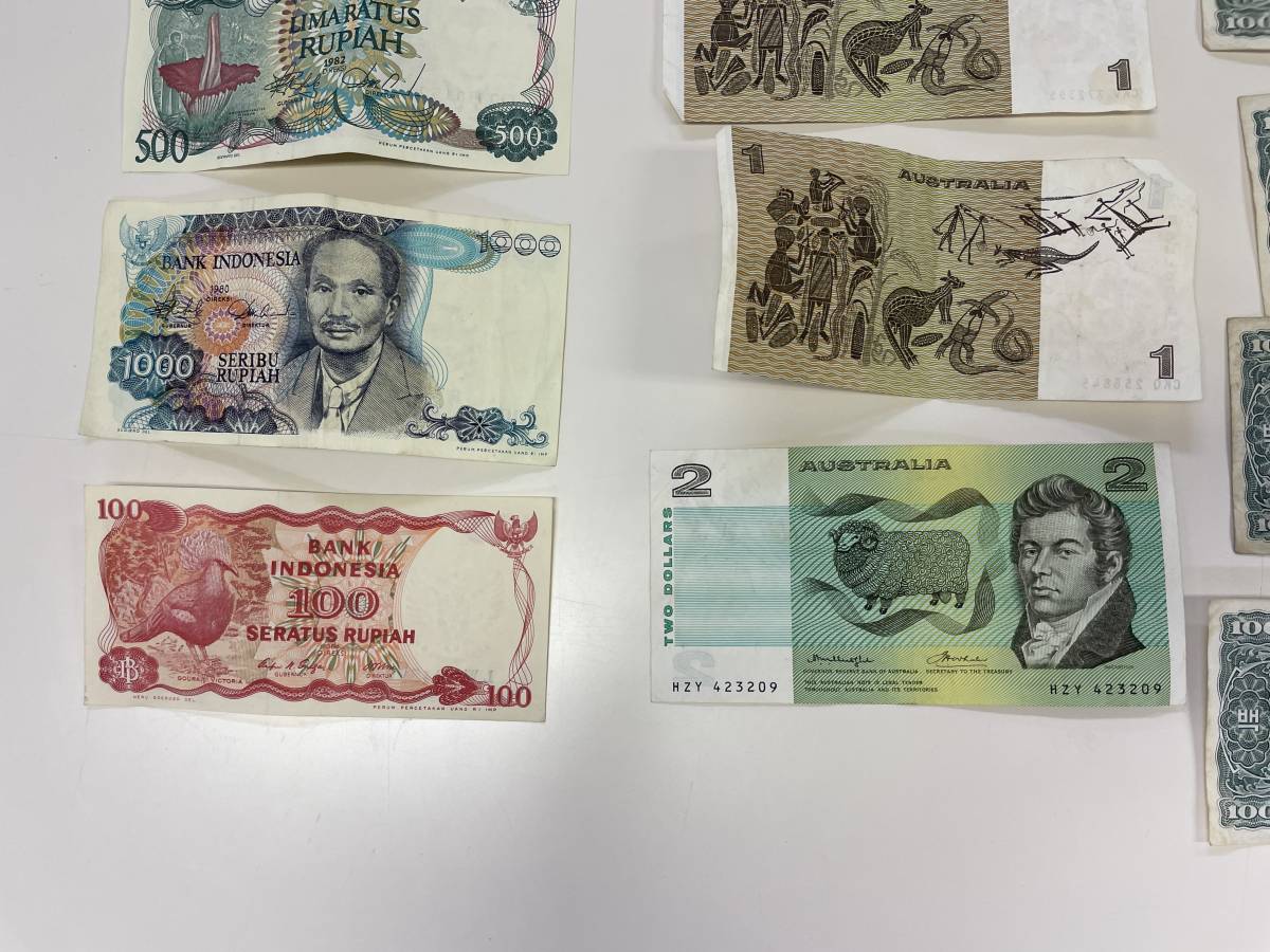 W0407-119 6700 【1円スタート】 コイン 海外 アメリカ 香港 イギリス インドネシア など 硬貨 3159g まとめ