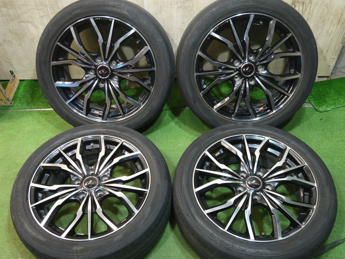 LEONIS 17インチ 0 4穴 PBMC WEDS（ウェッズ） 205⁄50R17 VR レオニス 