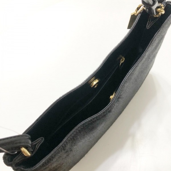 COACH ハラコ オールドコーチ ショルダーバッグ 0 ブラック 希少 