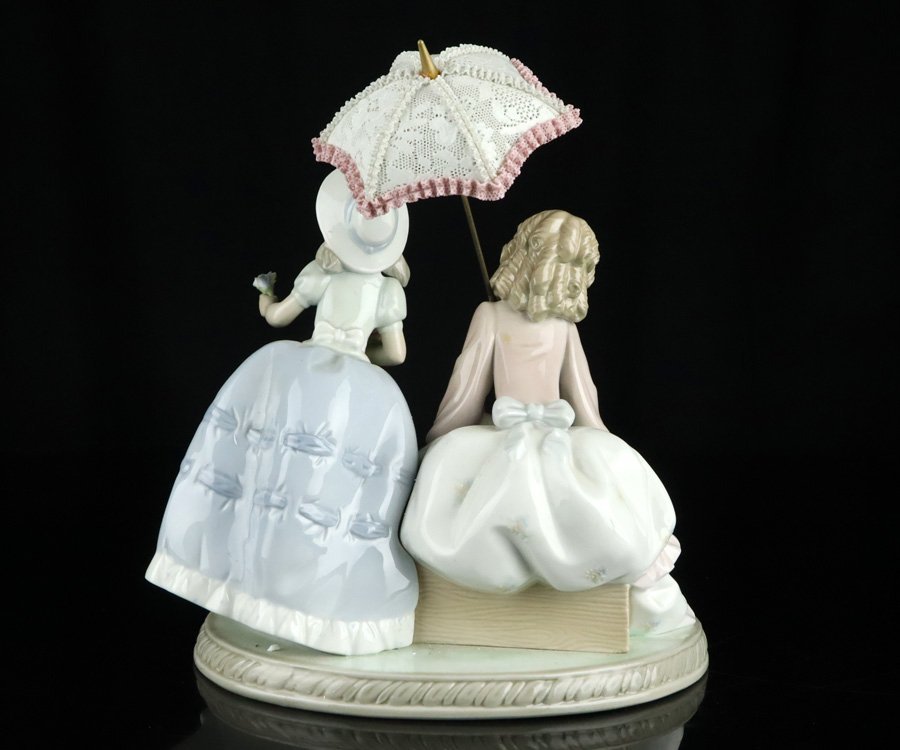 魁】名家コレクション 本物保証 LLADRO リヤドロ フィギュリン 「花
