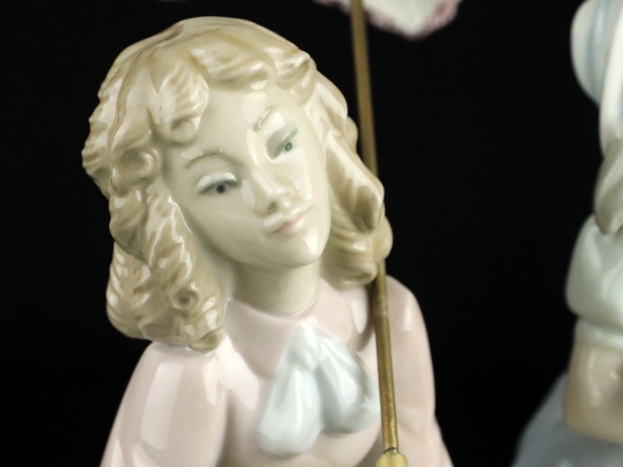 魁】名家コレクション 本物保証 LLADRO リヤドロ フィギュリン 「花