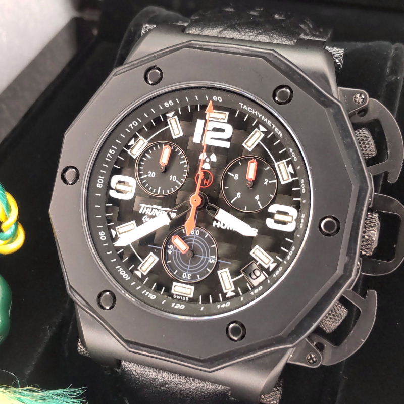 RXW ROCKX ABH（オールブラックハマー）　極美品 HUMMER ハマー　新品純正革ベルト　電池交換済み　ROCKX　正規品