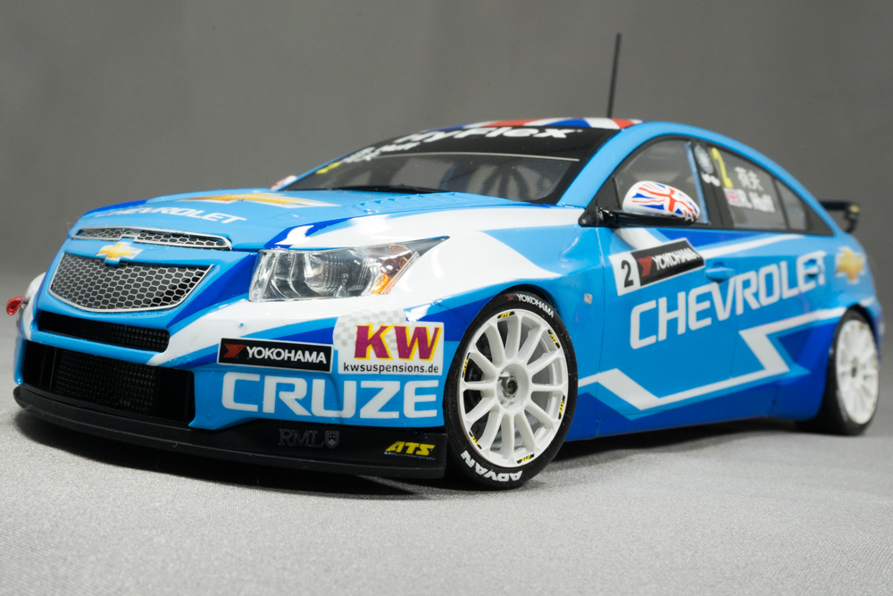 ☆ アオシマ BEEMAX 1/24 シボレー クルーズ (1.6T) `12 WTCC ワールド