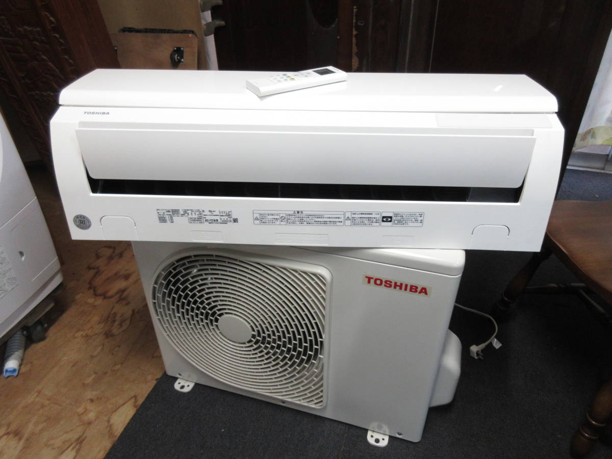 東芝 エアコン F-Mシリーズ ホワイト 2019年製 TOSHIBA RAS-F221MA RAS
