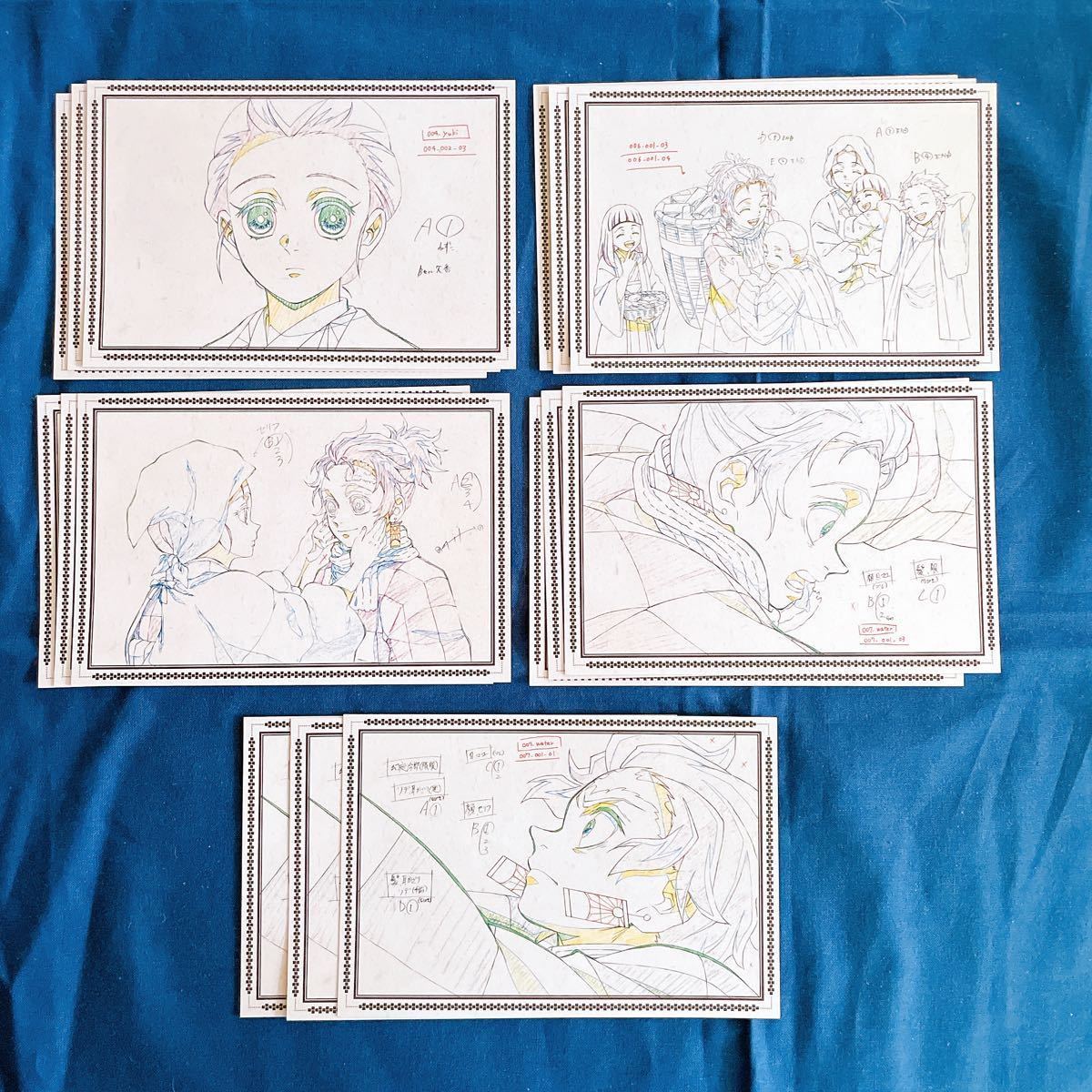 82「鬼滅の刃」 ufotable 原画 ポストカード 57枚セット 冨岡義勇 煉獄