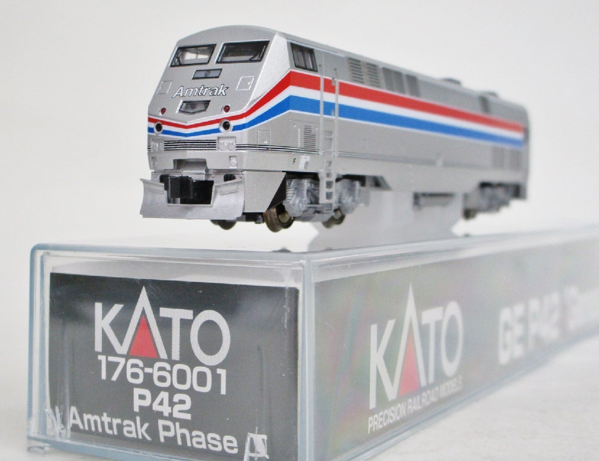 【定番，人気SALE】 KATO 176-6001 GE P42 Genesis Amtrak PhaseIII #21 機関車 ジャンク byn071406(外国車輌)｜売買されたオークション情報、yahooの商品情報をアーカイブ公開 - オークファン 外国車輌
