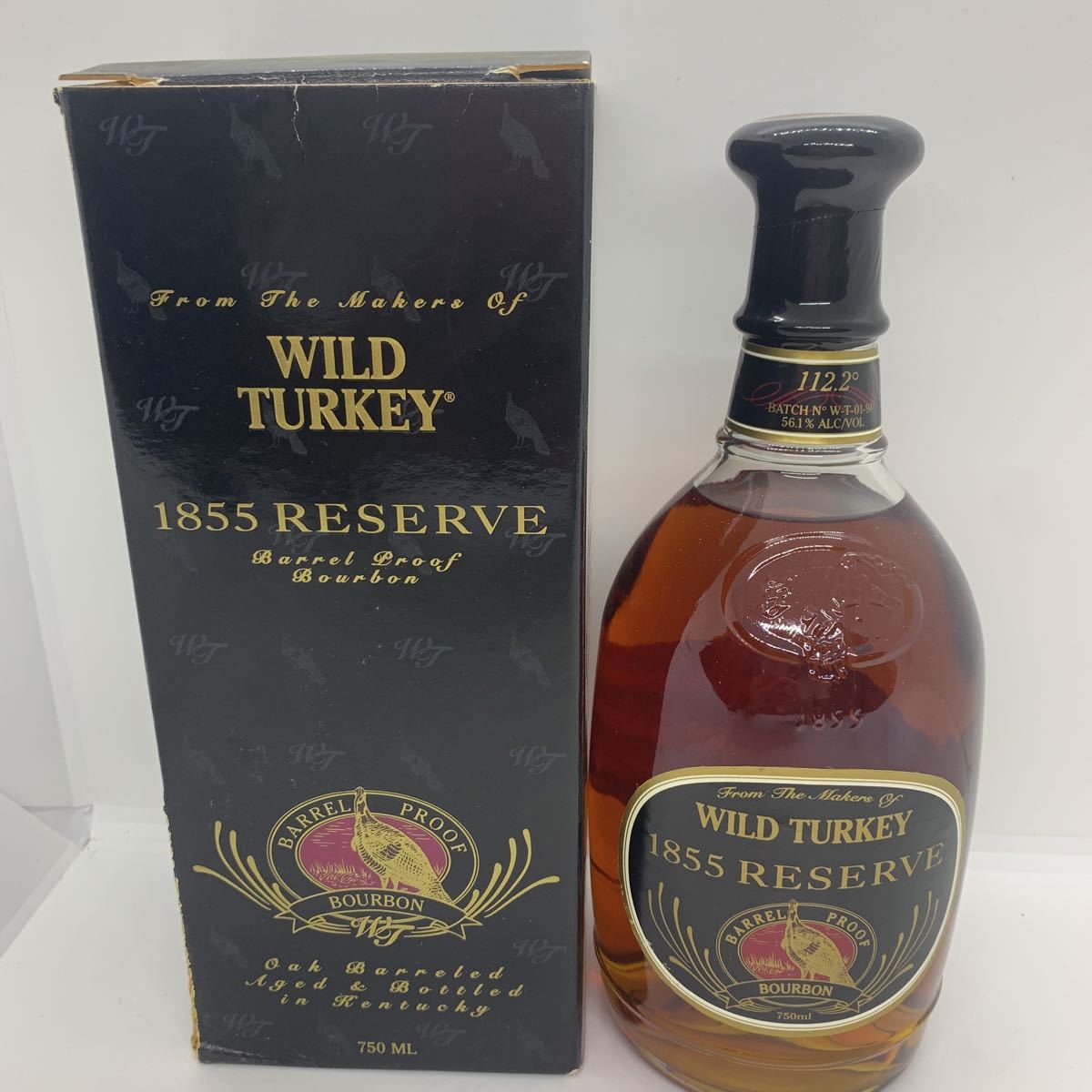 飲料・酒 ワイルドターキー 1855 リザーブ ウイスキー 未開栓 750ml 飲料・酒 ワイルドターキー 1855 リザーブ ウイスキー 未開栓 750ml