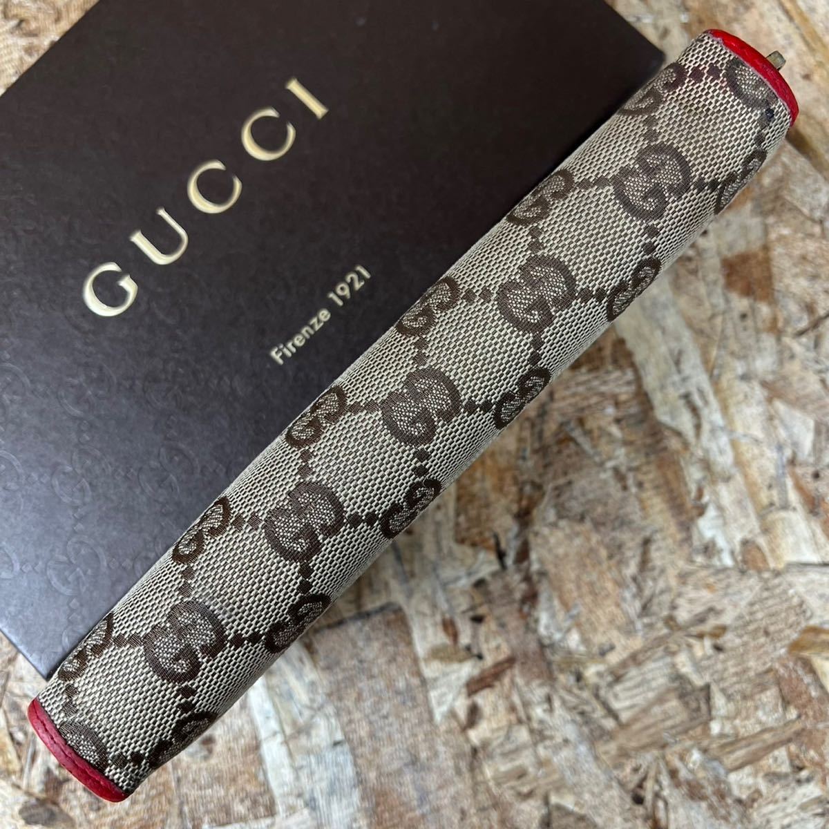 GUCCI グッチ 長財布 ラウンドファスナー GGキャンバス - ラウンド