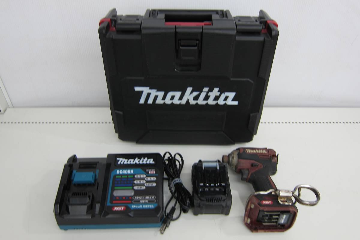 新作入荷，SALE 品 マキタ makita 40v 充電式インパクトドライバ TD001GDXAR オーセンティックレッド 充電器 バッテリー_T(本体)｜売買されたオークション情報、yahooの商品情報をアーカイブ公開 - オークファン インパクトドライバ