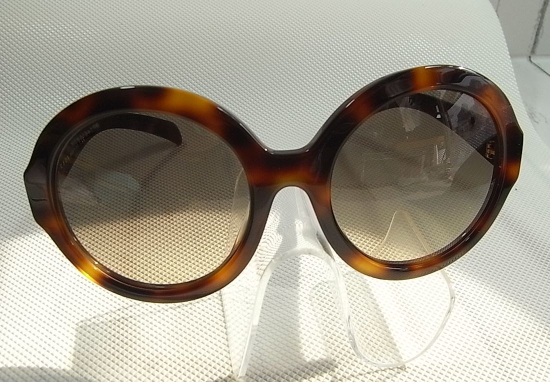 500円から☆正規品美品PRADA プラダ サングラス SPR06R-F ブラウン系 