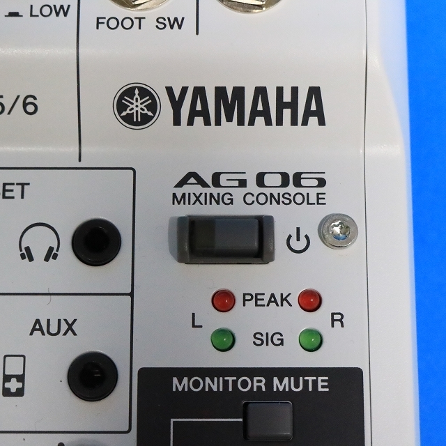 ☆YAMAHA ヤマハ AG06 ミキシングコンソール 中古☆ ミキシング