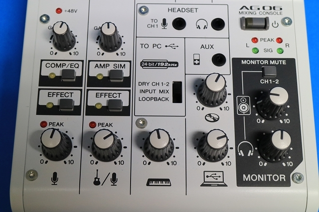 ☆YAMAHA ヤマハ AG06 ミキシングコンソール 中古☆ ミキシング