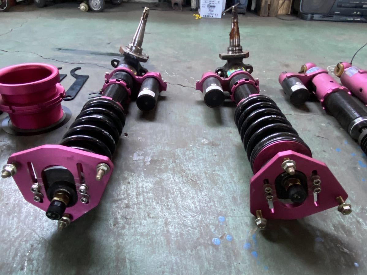 ☆MEGAN RACNG 2WAY車高調SET 1台分(1本ジャンク)AE86 4AG 頭文字D 
