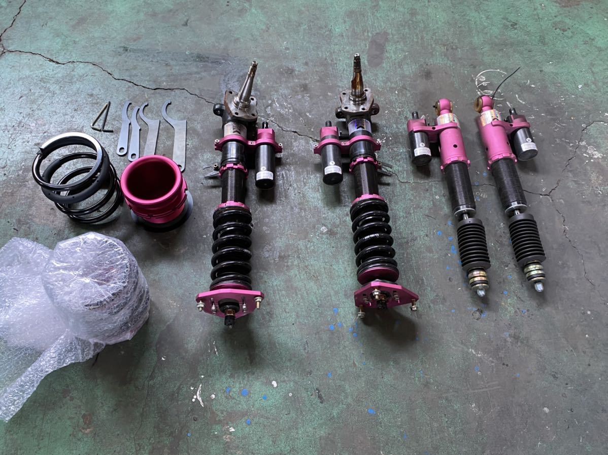 ☆MEGAN RACNG 2WAY車高調SET 1台分(1本ジャンク)AE86 4AG 頭文字D 