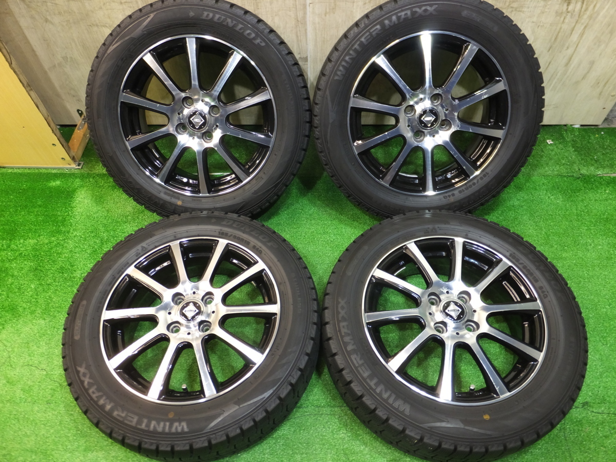4本価格☆スタッドレス 185/60R15 ダンロップ ウインターマックス WM02