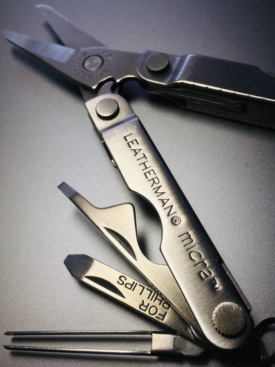 パチンパチンと組み立てが小気味よい！ レザーマン マイクラ Micra  