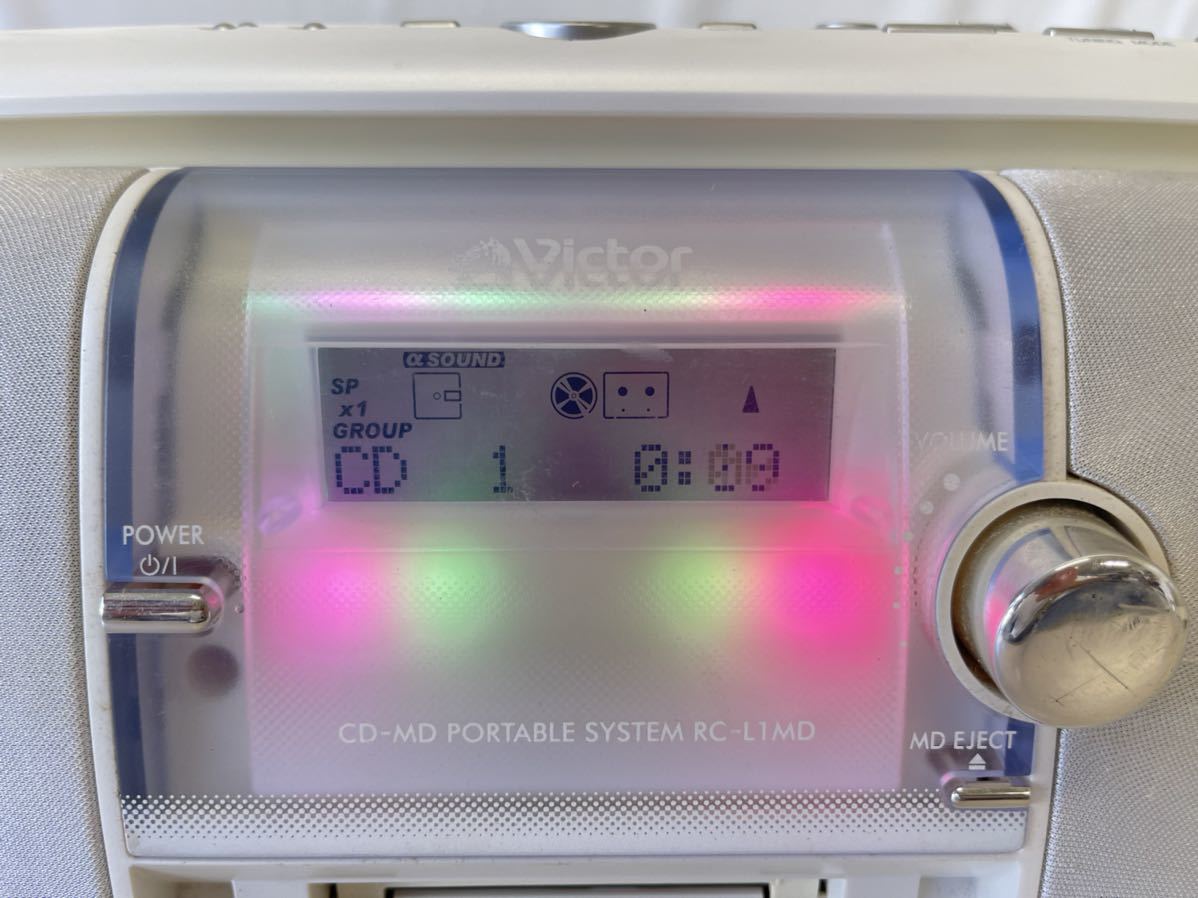Victor ビクター RC-L1MD CD-MDポータブルシステム Clavia クラヴィア