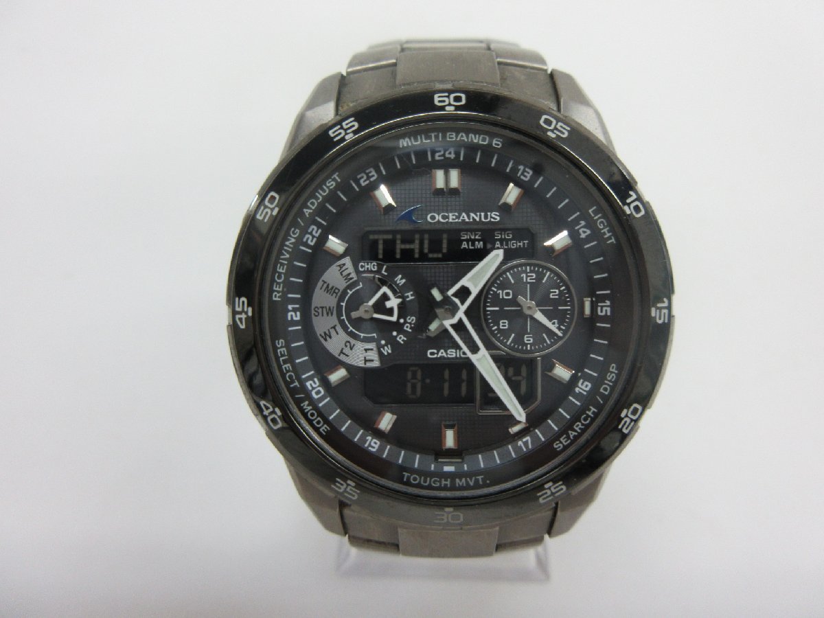 △1000円～ 美品 CASIO カシオ OCEANUS オシアナス 電波ソーラー OCW 