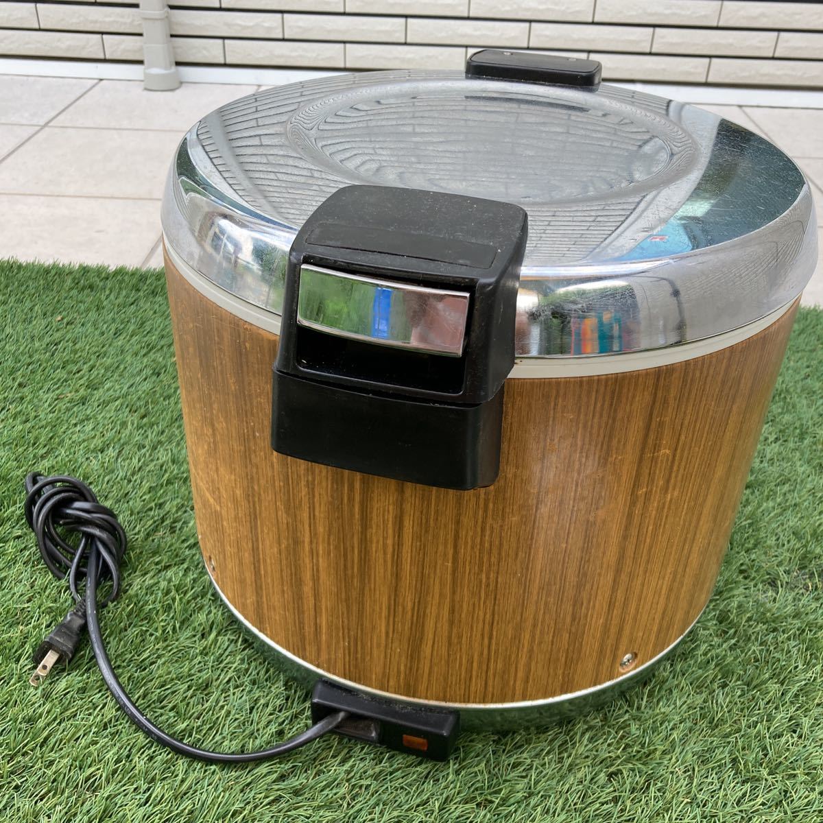 タイガー 電子 ジャー 保温 専用 三升 木目 業務用 JHA