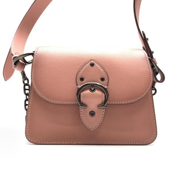 COACH コーチ C0753 ビート ショルダーバッグ ピンク系 マグネット開閉 
