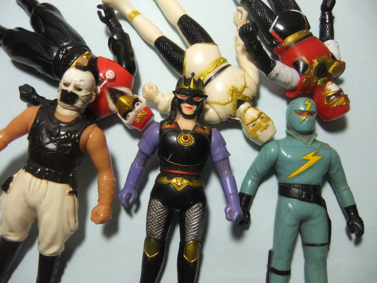 世界忍者戦 ジライヤ 2体セット BANDAI 1988年 戦隊ヒーロー 特撮 