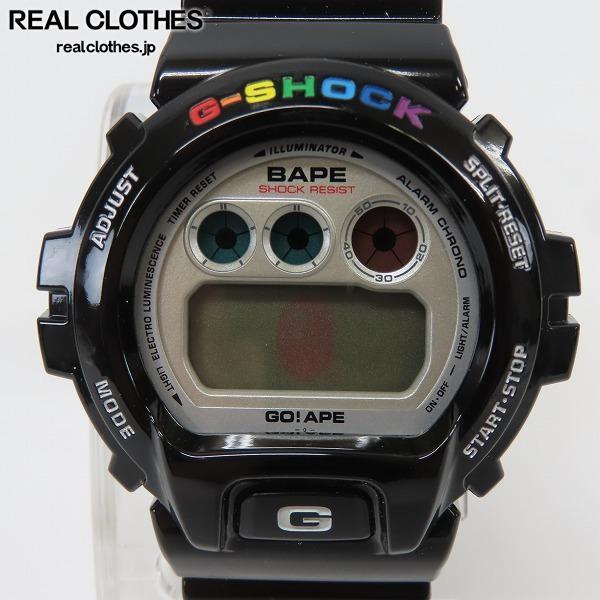 送料無料，限定SALE G-SHOCK&times;A BATHING APE/G-ショック&times;アベイシングエイプ レインボー 1st 1000本限定 DW-6900 動作未確認 /000(コラボレーションモデル)｜売買されたオークション情報、yahooの商品情報をアーカイ G-SHOCK