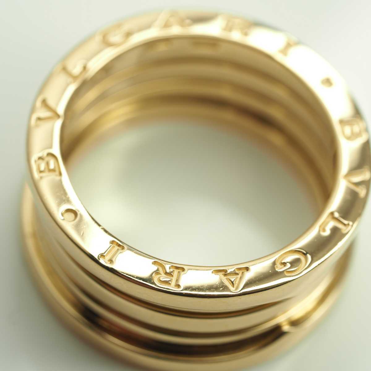 BVLGARI ブルガリ ビーゼロワンリング K18YG 750YG 60号 日本サイズ19 