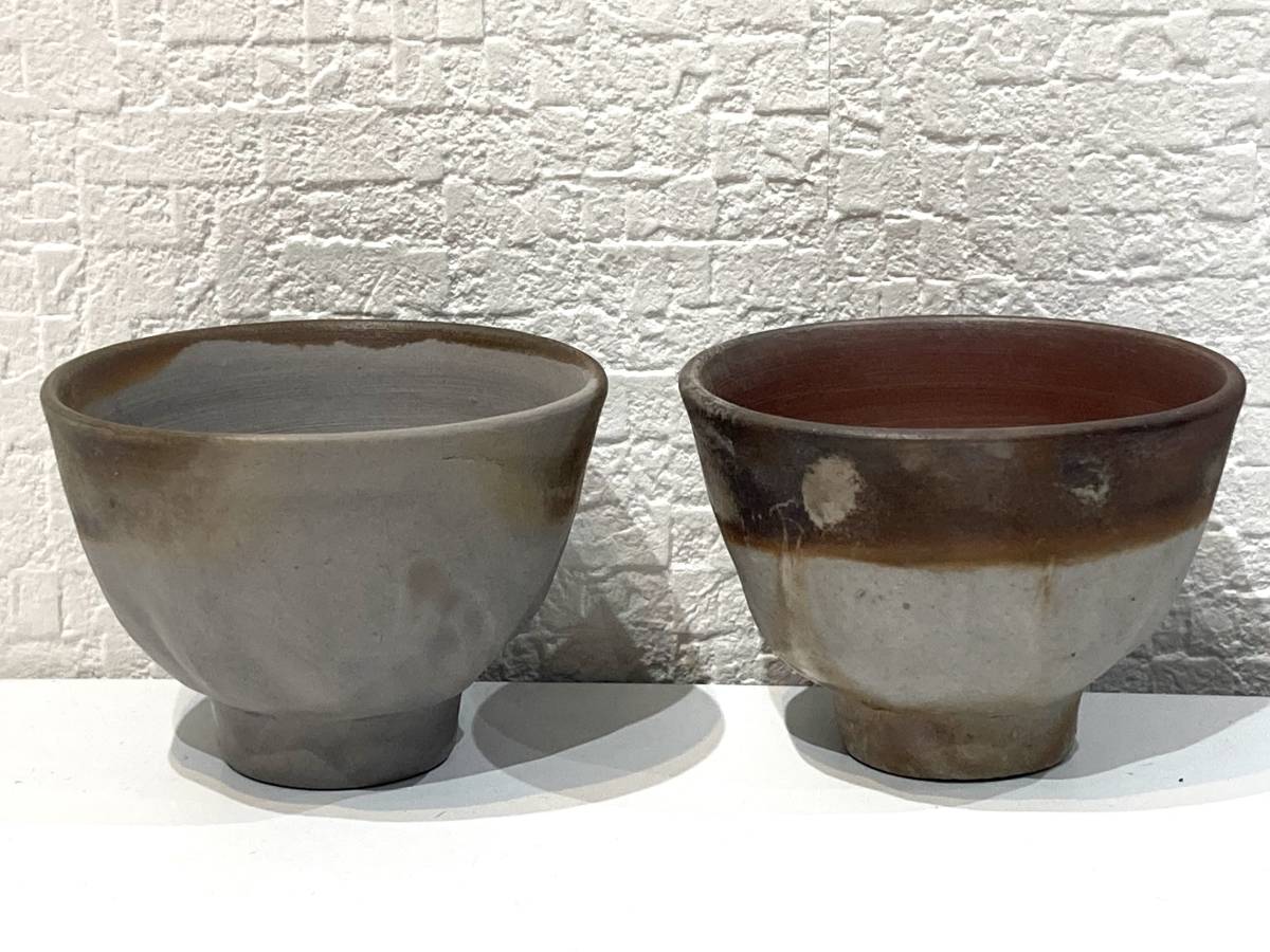 備前焼 木村陶峰 煎茶器 宝瓶 湯冷まし 茶杯 共箱TB526備前 木村陶峰