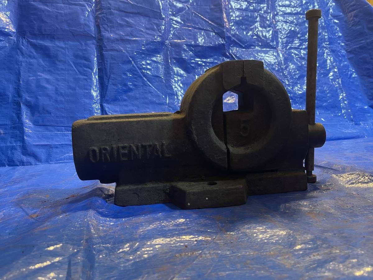 ◇万力 TRADE MARK ORIENTAL オリエンタル 中古品 バイス 125 固定 