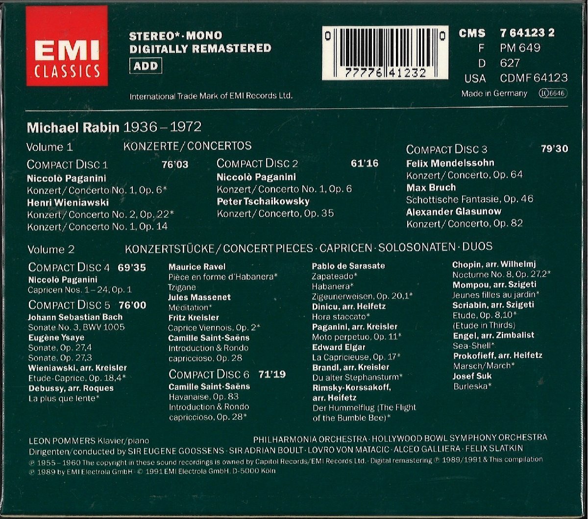 Yahoo!オークション 1936-1972 「マイケル ⁄ レビン」クラシック (CD