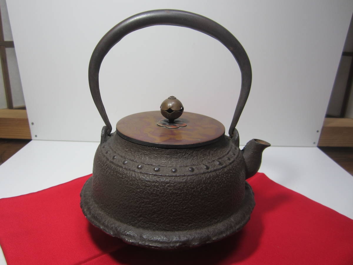 鉄瓶 南部鉄器 | 約 銅蓋鉄瓶の由来 toki 1300ml（1.3L 横18