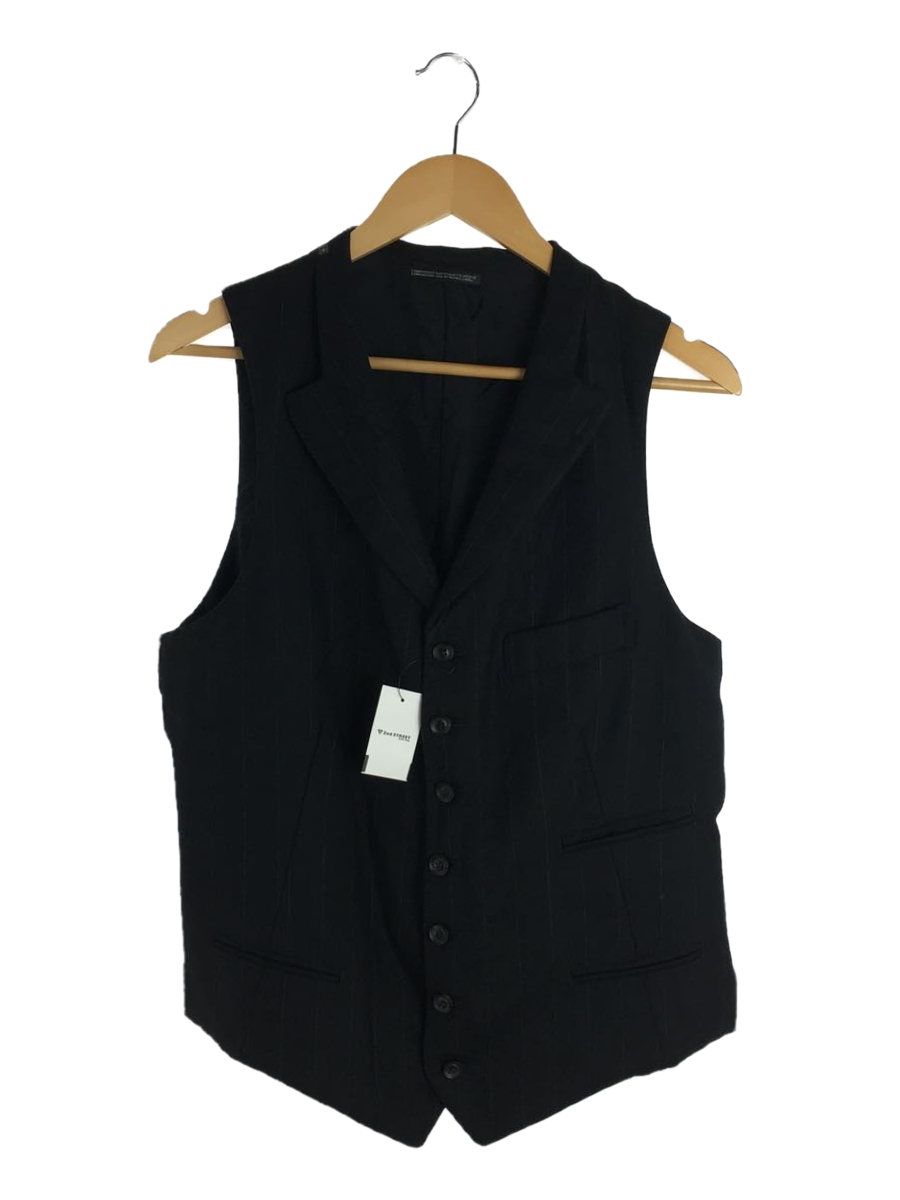 驚きの破格値，大得価 Yohji Yamamoto COSTUME D&rsquo;HOMME ジレベスト/-/ウール/BLK/ストライプ(Lサイズ)｜売買されたオークション情報、yahooの商品情報をアーカイブ公開 - オークファン Lサイズ