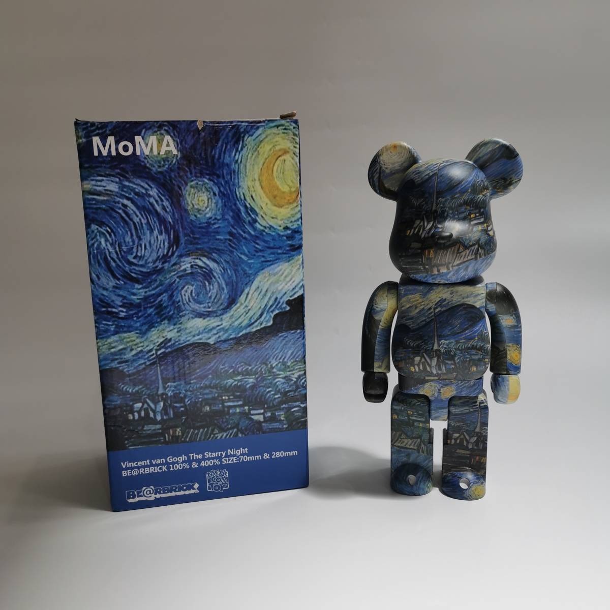 新作登場，豊富な Vincent van Gogh The Starry Night BE@RBRICK 400％(キューブリック、ベアブリック)｜売買されたオークション情報、yahooの商品情報をアーカイブ公開 - オークファン キューブリック、ベアブリック