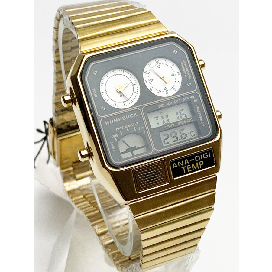 CITIZEN アナデジテンプシチズンANA-DIGI TEMP ゴールド稼働品 CITIZEN