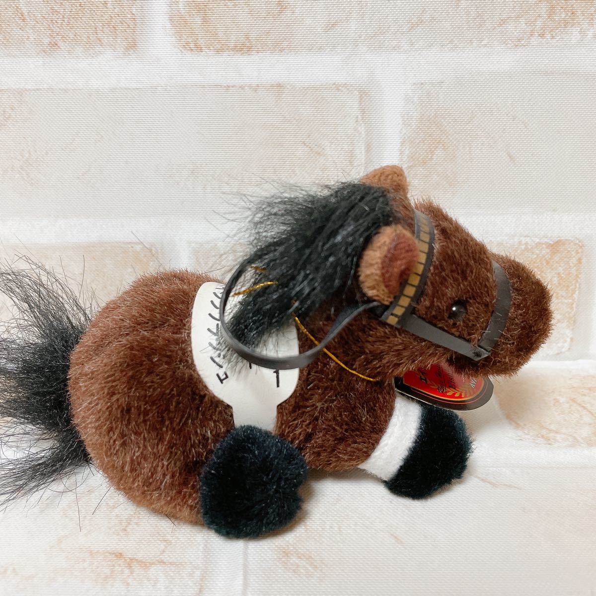 日本ダービーエイシンフラッシュ5S 競馬ぬいぐるみ ぬいぐるみ 競馬