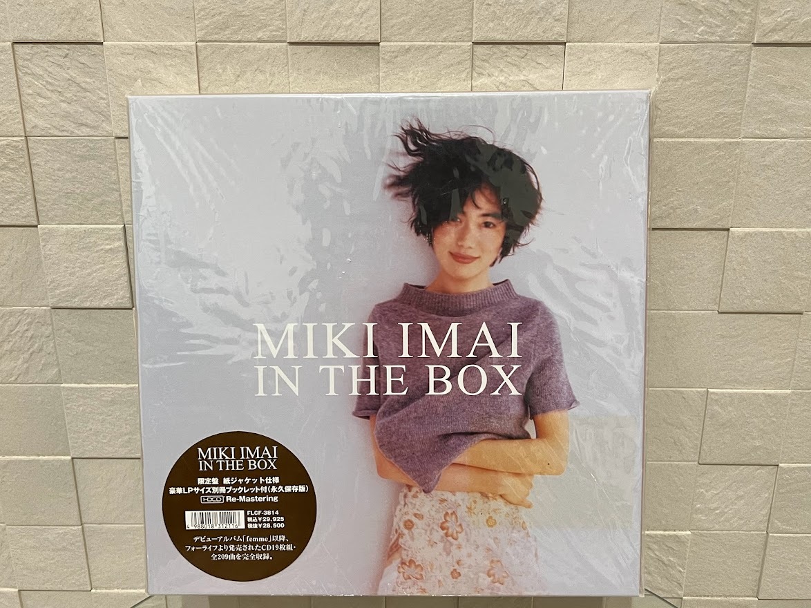 今井美樹 CD-BOX MIKI IMAI IN THE BOX MIKI 【公式通販】