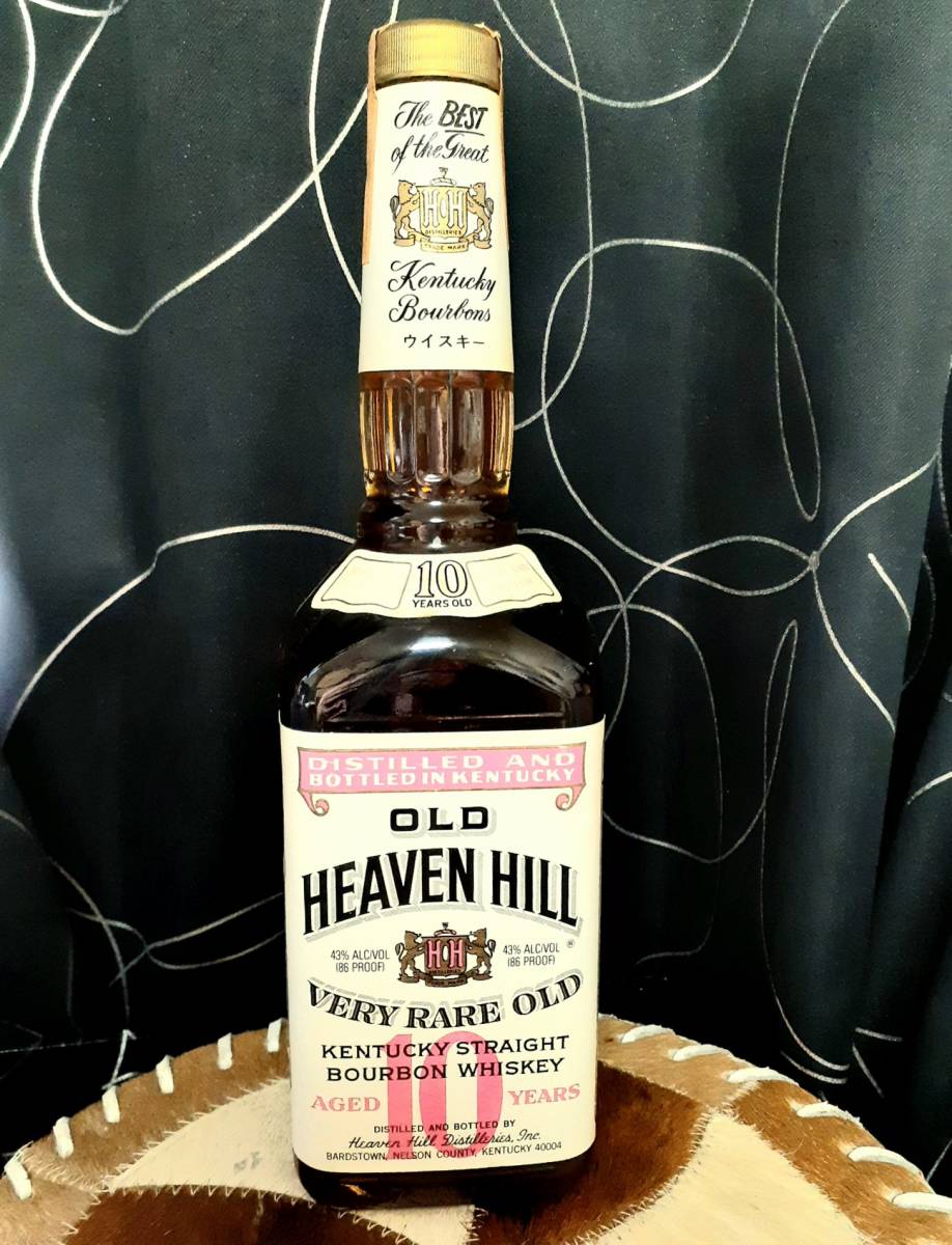最安値，得価 未開栓 OLD HEAVEN HILL オールドヘブンヒル 10年 バーボンウイスキー 750ml.43％ ウイスキー特級 古酒(バーボン)｜売買されたオークション情報、yahooの商品情報をアーカイブ公開 - オークファン バーボン