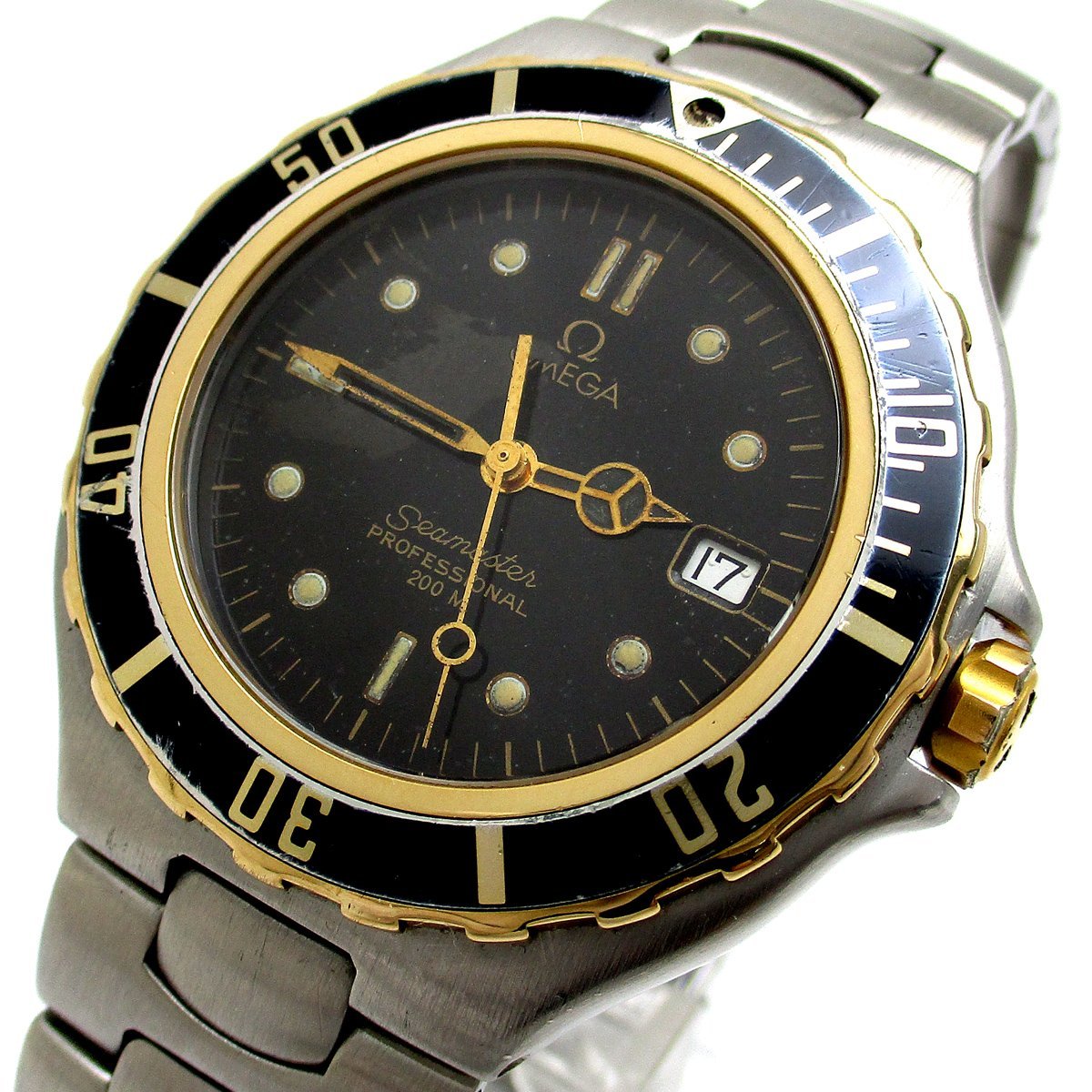 クリーニング済 1円 OMEGA オメガ シーマスター プロフェッショナル200 