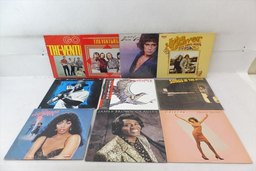 洋楽レコード 6枚セット まとめ売り ▽ まとめて出品 洋楽系 60枚 THE VENTURES、ABBAなど レコード 中古