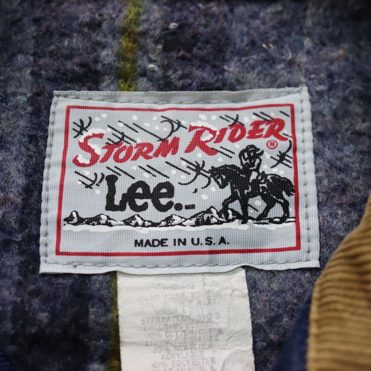 【76~78年製】Lee storm rider ヴィンテージ デニムジャケット Lee Storm Rider ストーム ヴィンテージデニムジャケット公式認定 insist