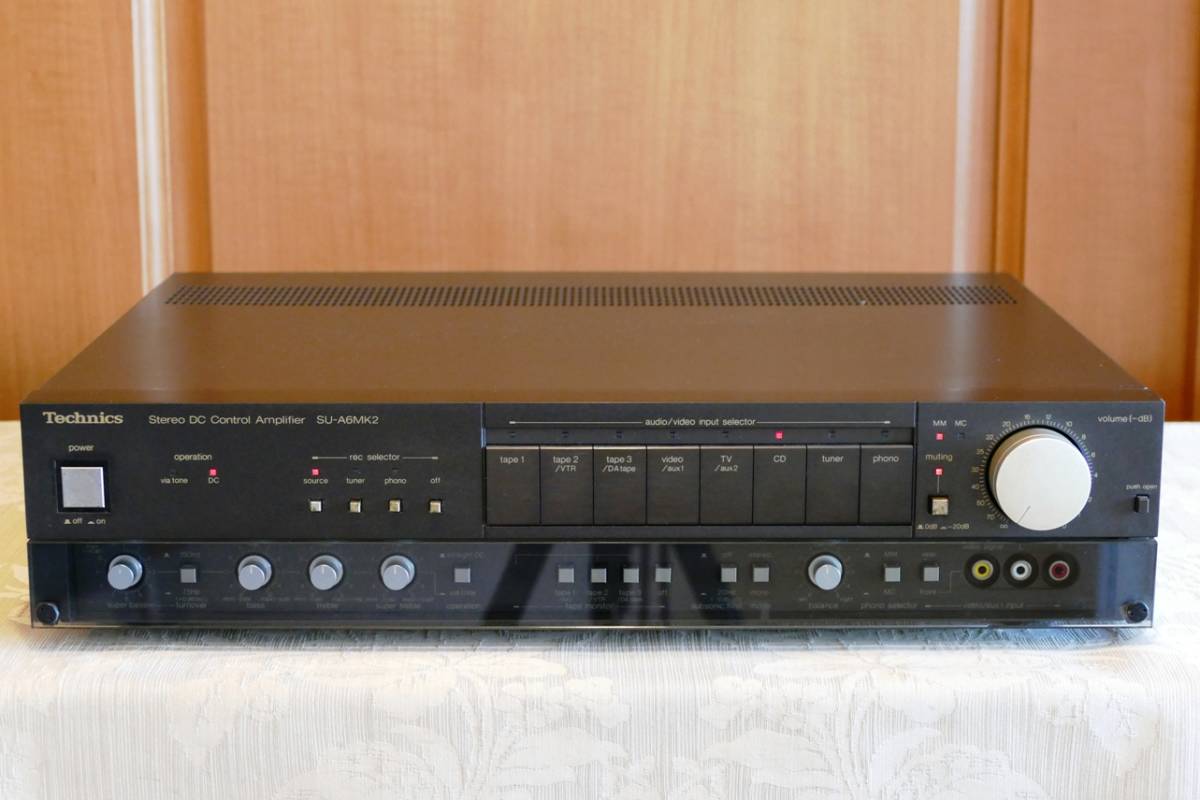テクニクス SU-A6MK2 プリアンプ コントロールアンプ 整備済完動品