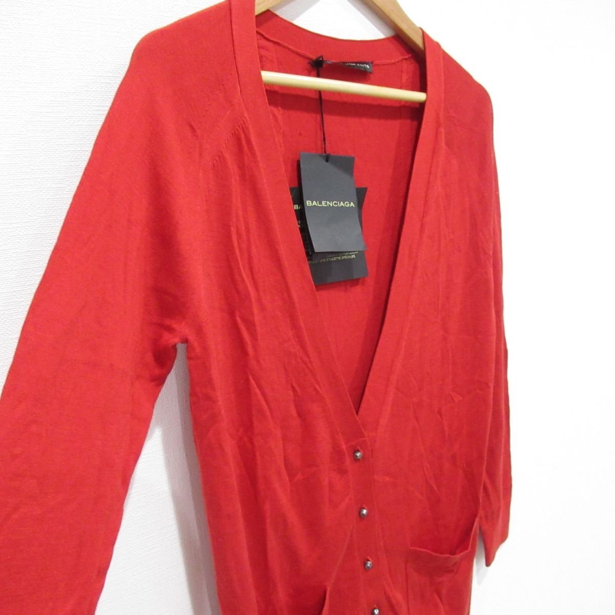 未使用品 ニコラ・ゲスキエール期 BALENCIAGA バレンシアガ シルク 