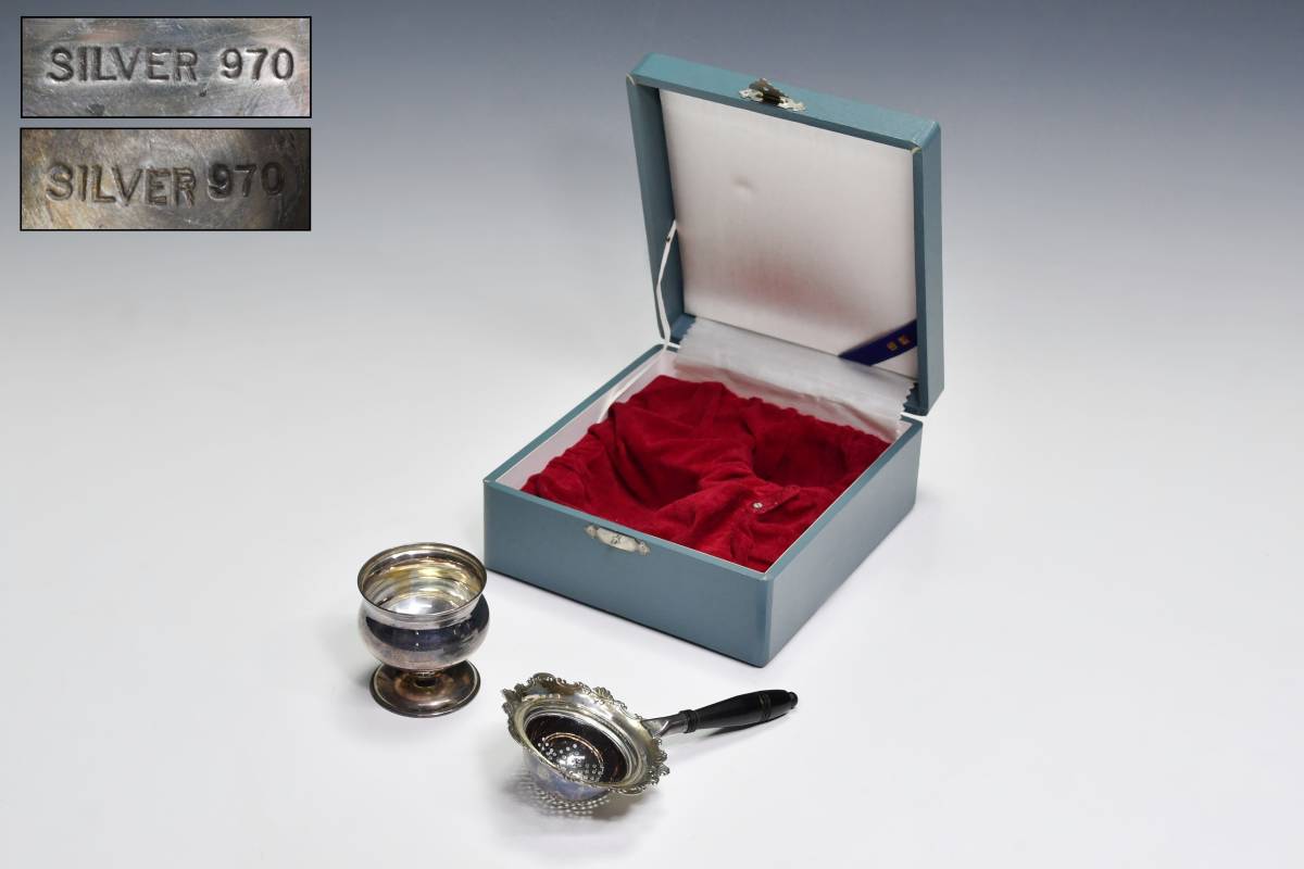 ⁄ ティー Silver Strainer シルバー（純銀） ストレーナー Tea powered