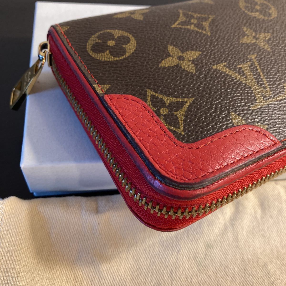 LOUIS モノグラム ルイヴィトン ジッピーウォレット VUITTON 長財布 