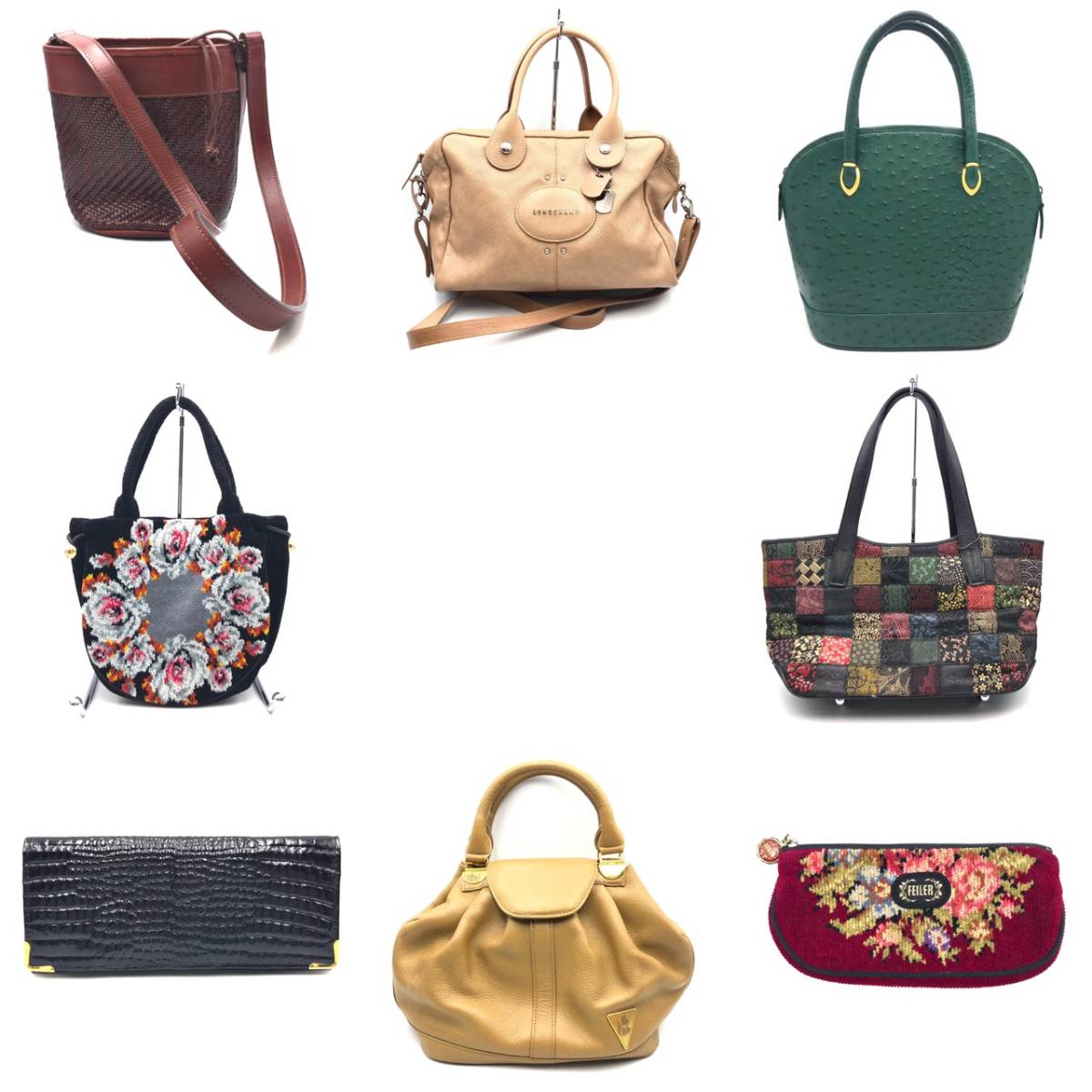 全国無料，本物保証 BHm059I 120 バッグ 財布 ポーチ 8点 まとめ FEILER クロコダイル オーストリッチ LONGCHAMP Brooks Brothers ブルックスブラザーズ(その他)｜売買されたオークション情報、yahooの商品情報をアーカイブ公 その他