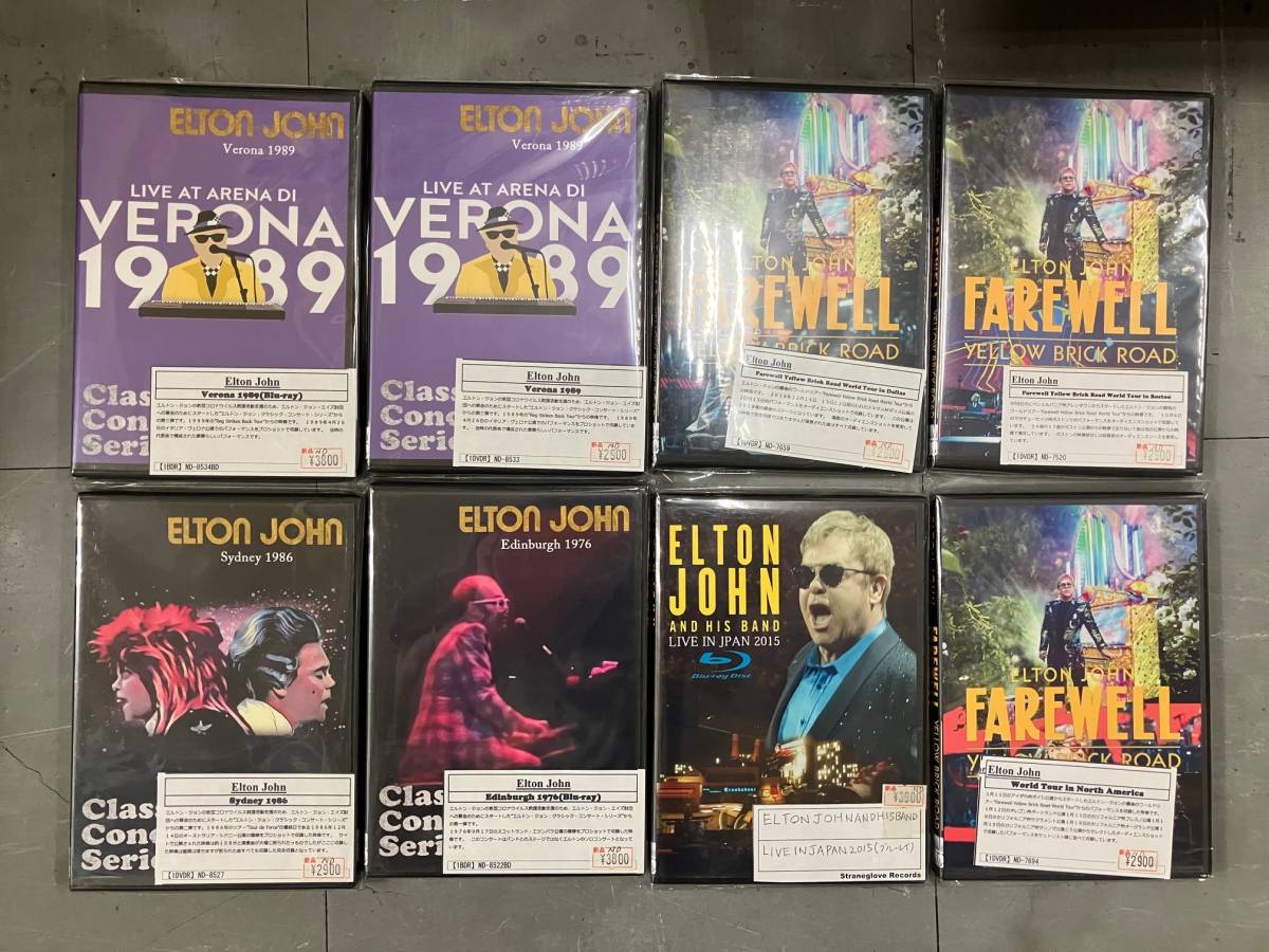 DVD ELTON Elton JOHN まとめ売り John The BLU-RAY 閉店品現品限り 35