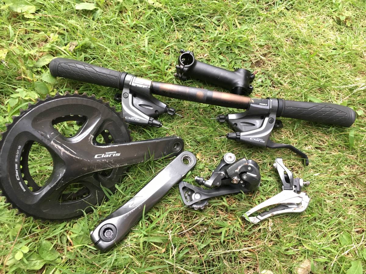 (20日まで値下げ) Shimano Claris 2x8s コンポセット 20日まで値下げ) Shimano Claris 2x8s コンポセット SHIMANO CLARIS 2