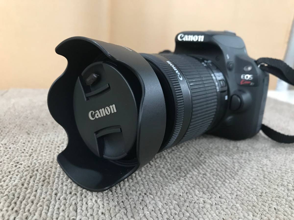 X7 EOS Kiss Canon ⁄ Camera DSLR EF-S 100D Zoom SL1 Rebel Black